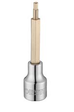 世達工具25204  12.5MM系列100MM長六角旋具套筒7MM